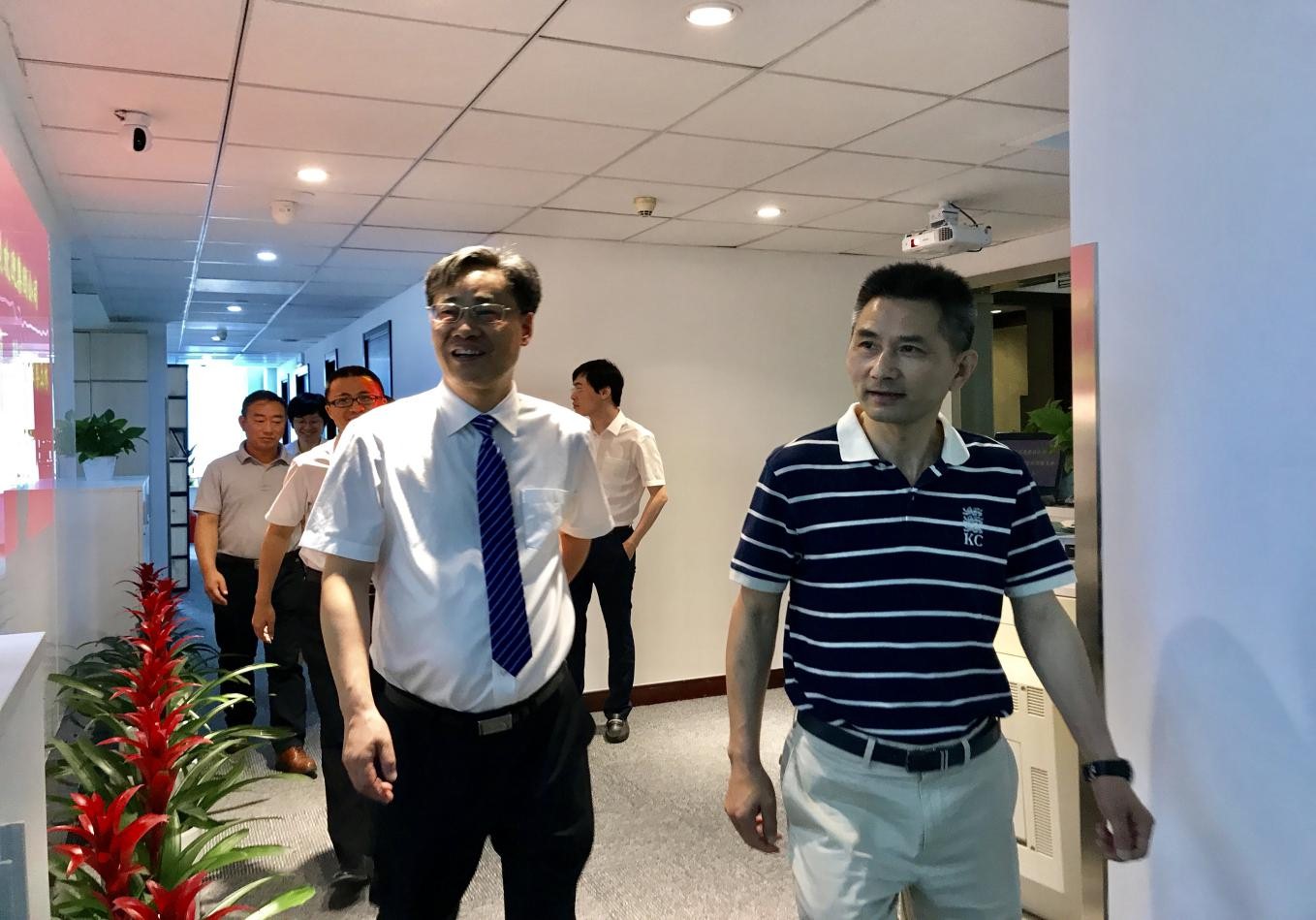 集團公司副總經理蔡玉林赴廣杰公司調研指導工作