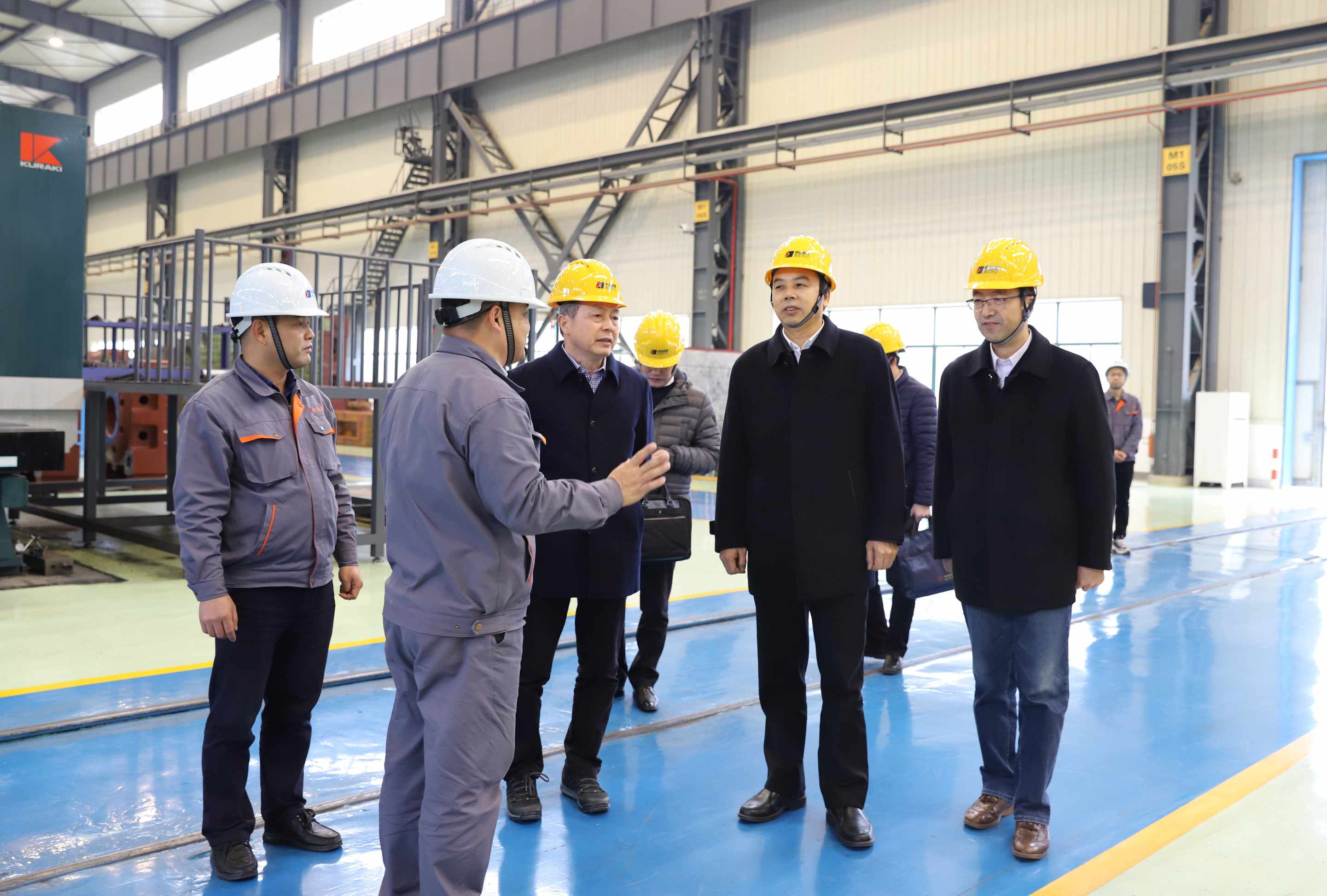 馮波聲在申達公司調研時指出：積極作為 創新驅動 努力打造省屬企業高端裝備制造業標桿